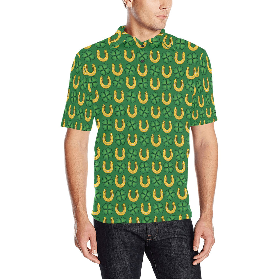 Horseshoes Pattern Print Design 05 Men's All Over Print Polo Shirt