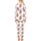 papaya pattern Women's All Over Print Pajama Set