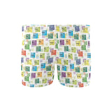 Chemistry Periodic Table Pattern Print Design 05 Men's Swimming Trunks