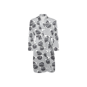 Sun Glasses Pattern Print Design 04 Men's Long Sleeve Belted Night Robe