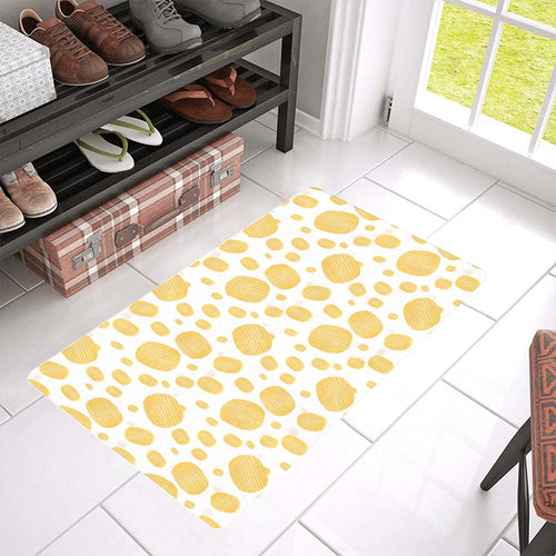 Potato Chips Pattern Print Design 03 Doormat