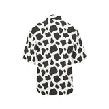 Cow skin pattern Women's All Over Print Hawaiian Shirt