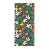 Canabis Marijuana Weed Pattern Print Design 02 Beach Towel