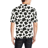 Cow skin pattern Men's All Over Print Polo Shirt