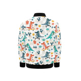 Cute Crocodile Pattern Kids' Boys' Girls' Bomber Jacket