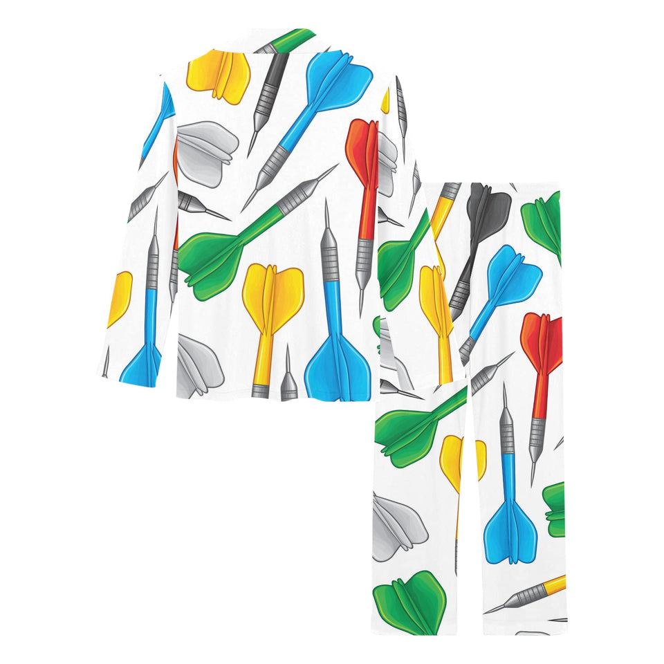 Darts Pattern Print Design 03 Women's Long Pajama Set