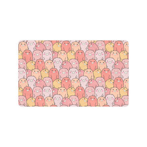 Pig Pattern Print Design 04 Doormat