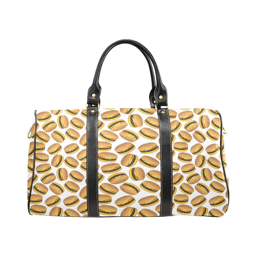 Hamburger Pattern Print Design 03 Travel Bag