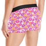 Hibiscus Pattern Print Design 01 Men's All Over Print Boxer Briefs Men's Underwear