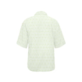 Cucumber pattern background Women's All Over Print Hawaiian Shirt