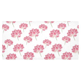 Pink lotus waterlily pattern Tablecloth