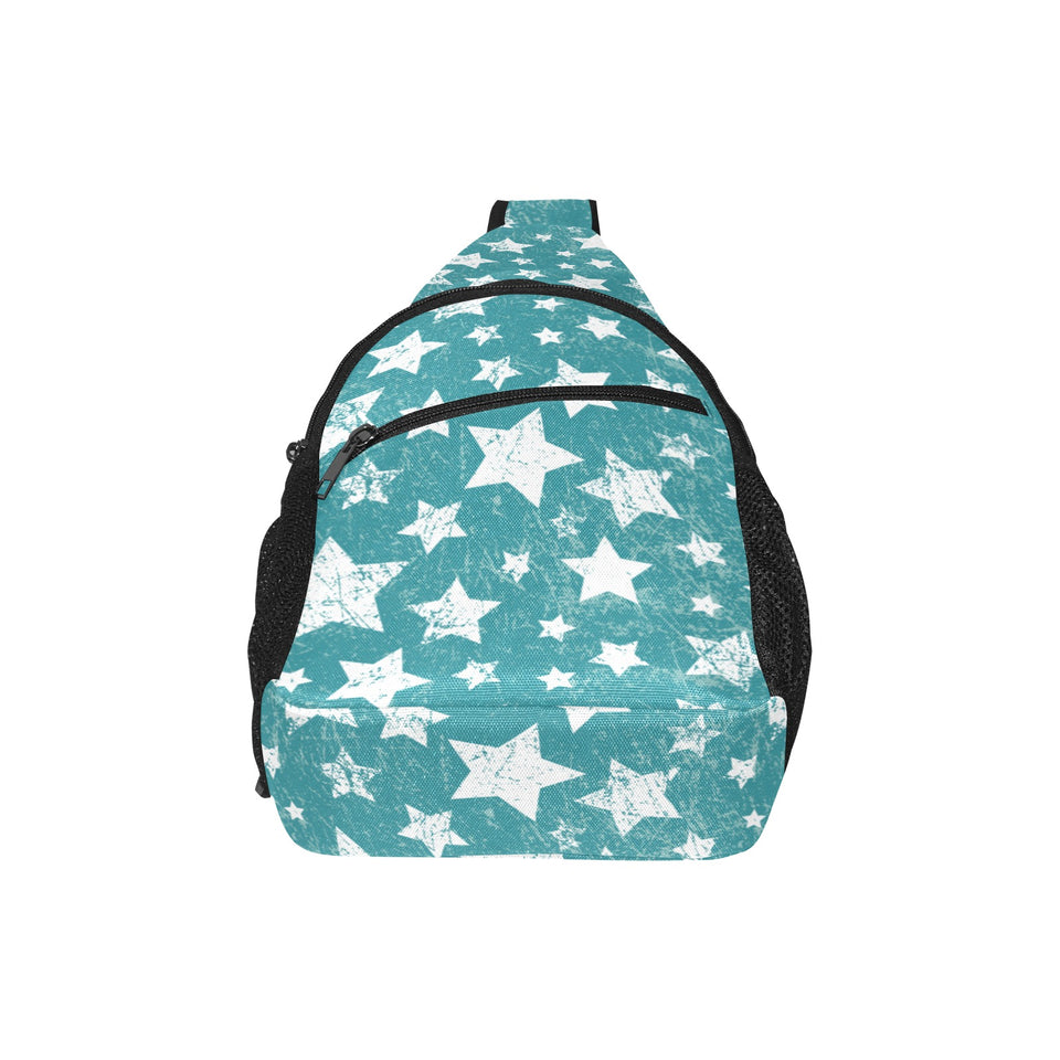 Vintage star pattern All Over Print Chest Bag