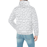 arabic star pattern Men's Padded Hooded Jacket