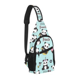 Cute baby panda pattern All Over Print Chest Bag