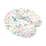 Colorful unicorn pattern U-Shaped Travel Neck Pillow
