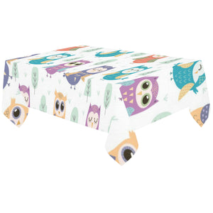 Cute owl pattern Tablecloth