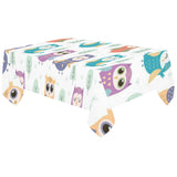 Cute owl pattern Tablecloth