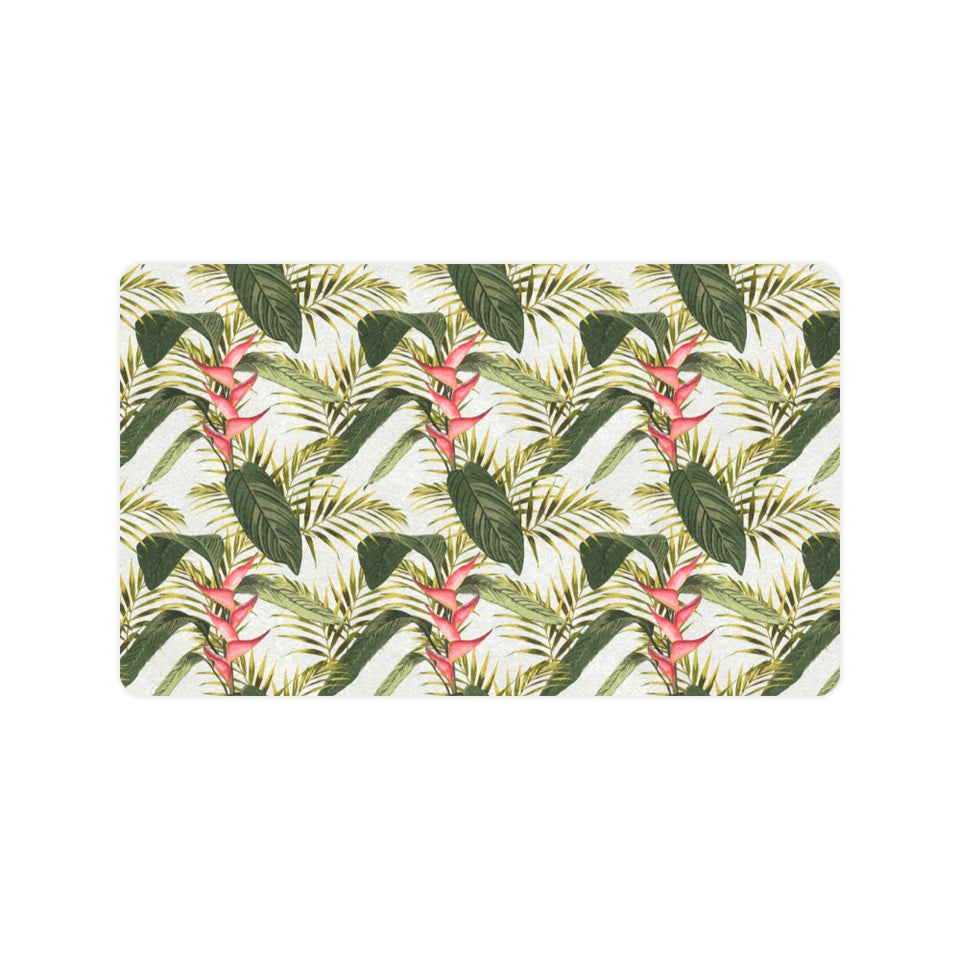 heliconia pattern Doormat
