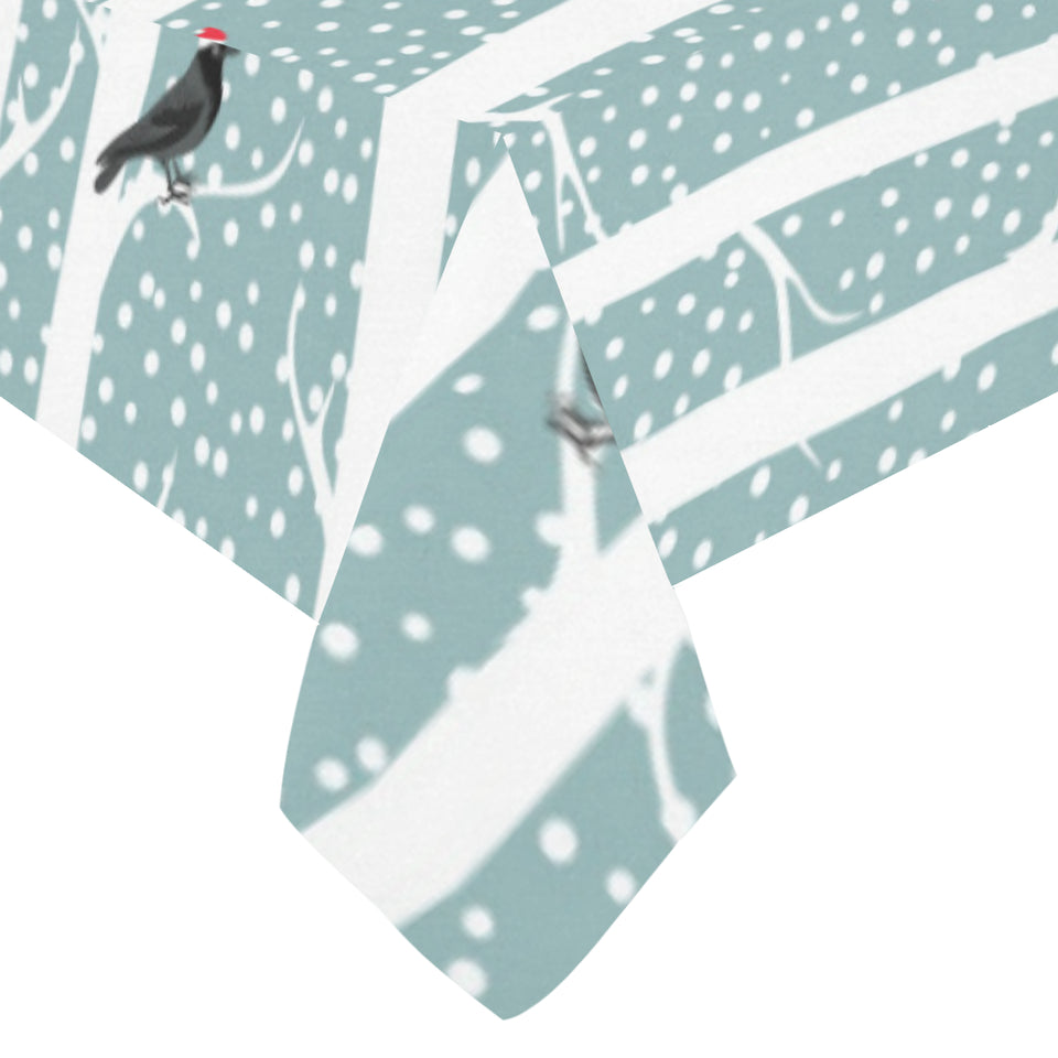 Crows christmas hat scarf Tablecloth