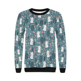Cute rabbit pattern Women's Crew Neck Sweatshirt