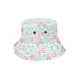 Clock time pattern blackground Unisex Bucket Hat