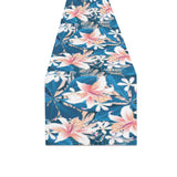 Hibiscus Pattern Print Design 02 Table Runner