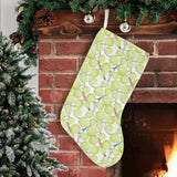 Tennis Pattern Print Design 01 Christmas Stocking