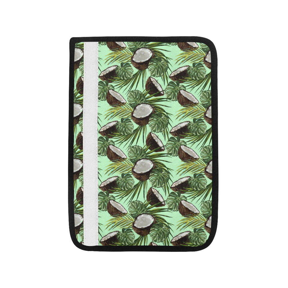 Coconut Pattern Print Design 02 Car Seat Belt Cover