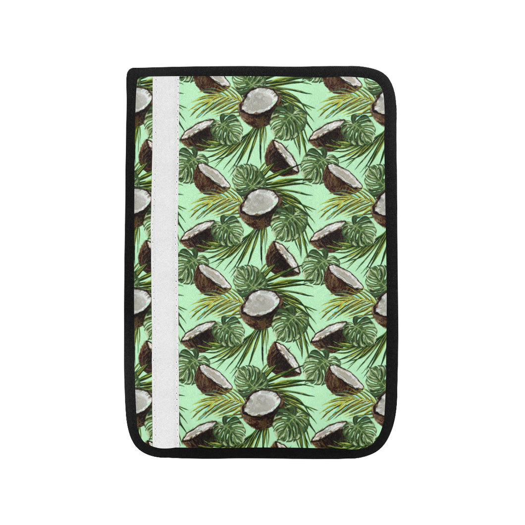 Coconut Pattern Print Design 02 Car Seat Belt Cover