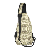 Light Green camouflage pattern All Over Print Chest Bag