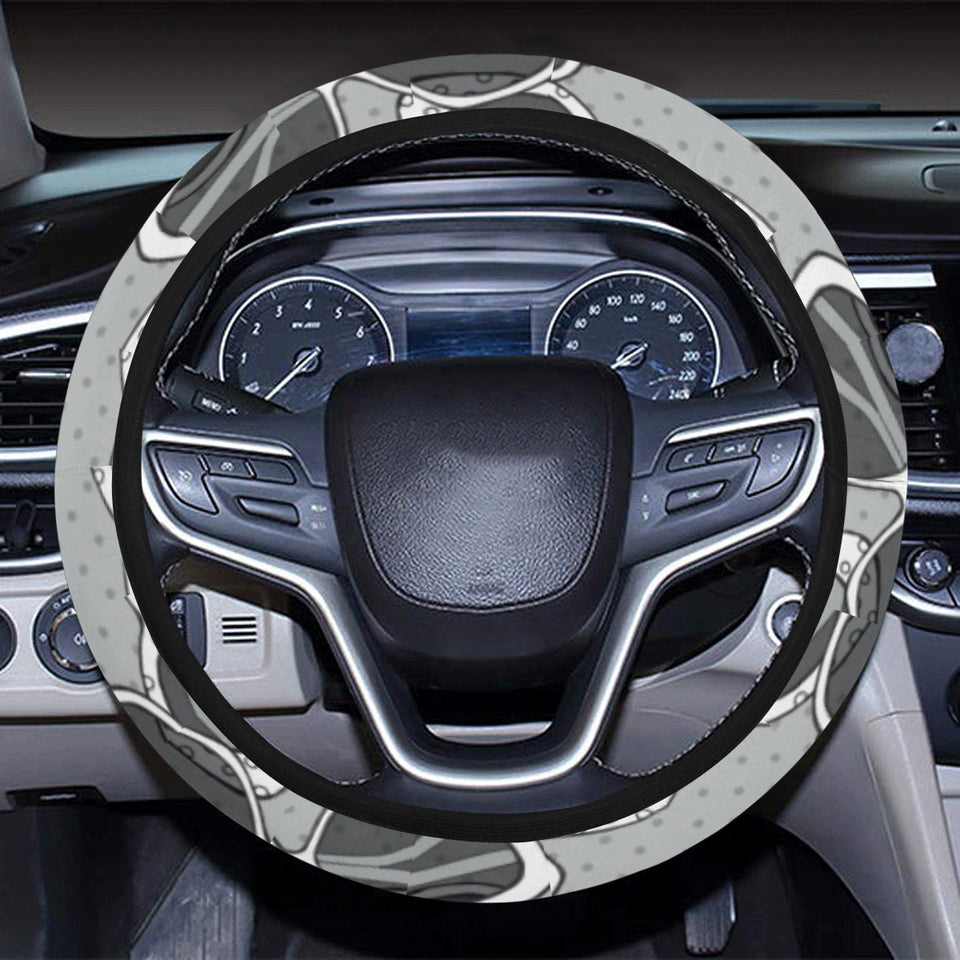 Sun Glasses Pattern Print Design 04 Car Steering Wheel Cover