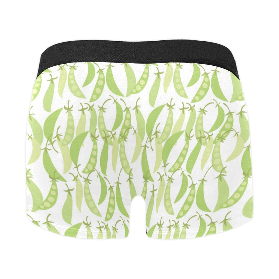 Green Peas Pattern Print Design 03 Men's All Over Print Boxer Briefs Men's Underwear