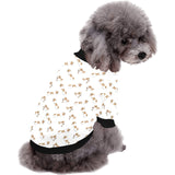 Jack Russel Pattern Print Design 04 All Over Print Pet Dog Round Neck Fuzzy Shirt