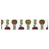 colorful apples leave zebra stripe Table Runner