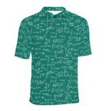 Math Pattern Print Design 01 Men's All Over Print Polo Shirt