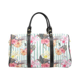 Colorful orchid flower pattern Travel Bag