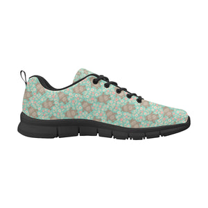 Hippopotamus Pattern Print Design 02 Women's Sneaker Shoes