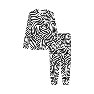 Zebra skin pattern Kids' Boys' Girls' All Over Print Pajama Set