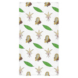 Color hand drawn cacao pattern Bath Towel