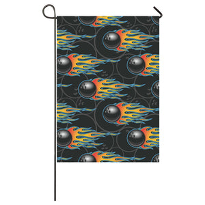 Bowling balls flame pattern House Flag Garden Flag