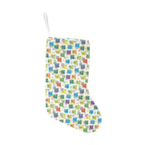 Chemistry Periodic Table Pattern Print Design 05 Christmas Stocking