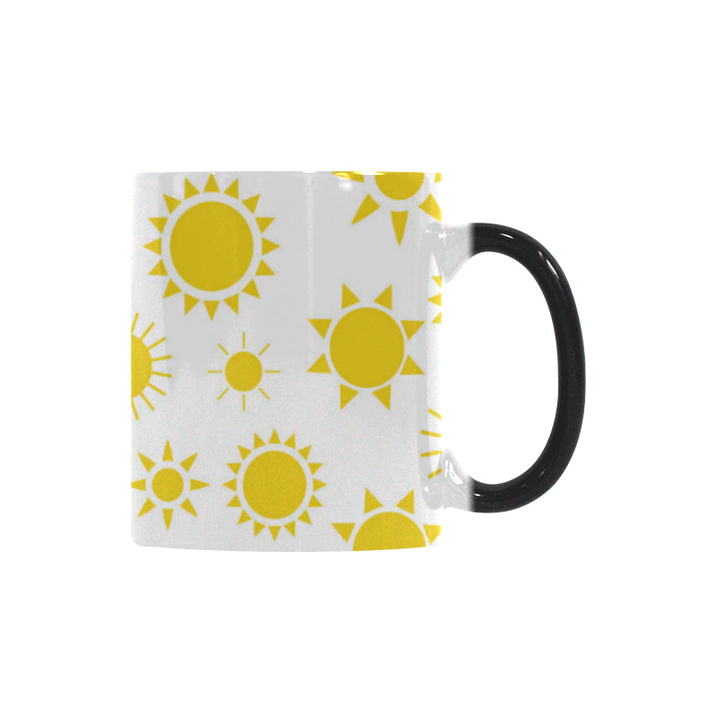 Sun pattern Morphing Mug Heat Changing Mug