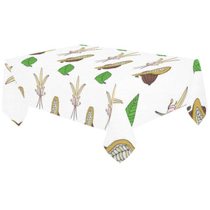 Color hand drawn cacao pattern Tablecloth