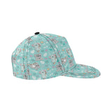 Cute koalas blue background pattern All Over Print Snapback Cap