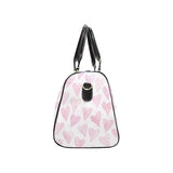 Watercolor pink heart pattern Travel Bag