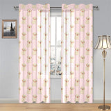 Golden Retriever Pattern Print Design 02 Gauze Curtain