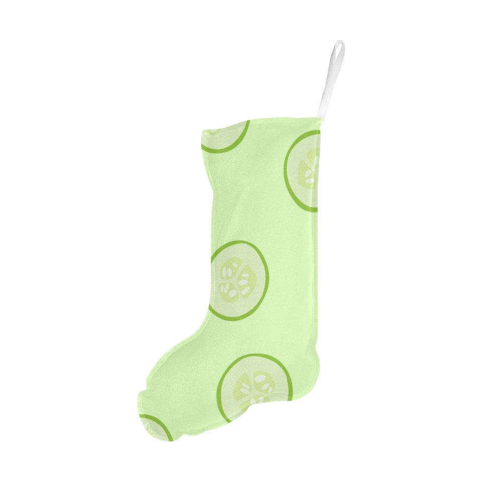 Cucumber pattern Christmas Stocking