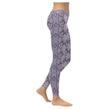 Indian Batik Style pattern Women's Legging Fulfilled In US