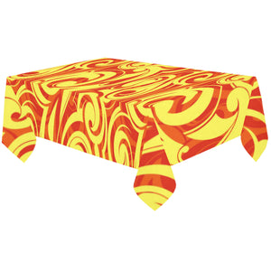 Fire flame design pattern Tablecloth