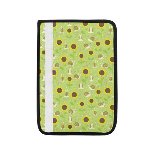 Snail Pattern Print Design 01 Car Seat Belt Cover